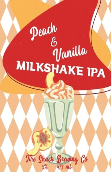 Tire Shack Brewing Co. Peach & Vanilla Milkshake IPA