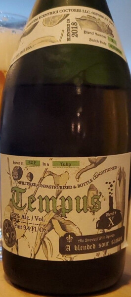 OEC Brewing (Ordinem Ecentrici Coctores) Tempus (Blend #10)