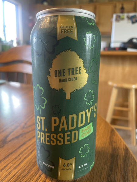 One Tree Hard Cider St. Paddy’s Pressed