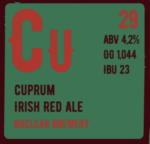 Nuclear Brewery Cuprum Irish Red Ale