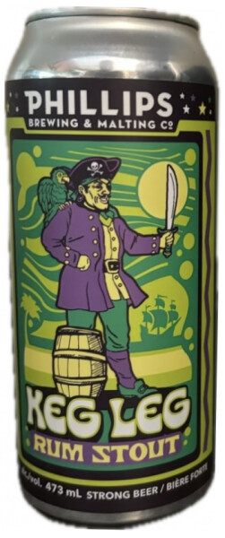 Phillips Brewing and Malting Co. Keg Leg