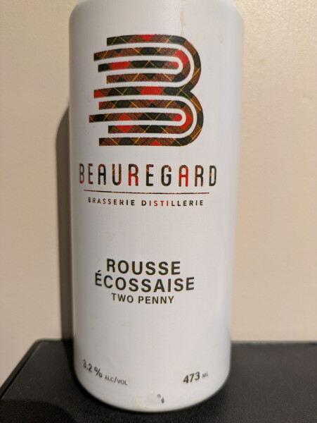 Beauregard - Brasserie Distillerie Rousse Écossaise Two Penny