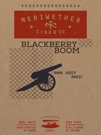 Meriwether Cider Company Blackberry Boom