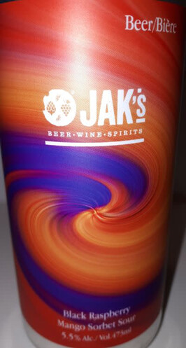 Strathcona Beer Company Jak's Black Raspberry Mango Sorbet Sour
