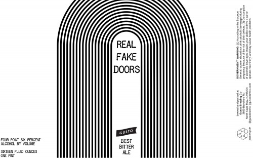 Gusto Brewing Company Real Fake Doors