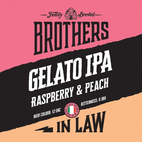 Brothers in Law Gelato IPA - Raspberry & Peach