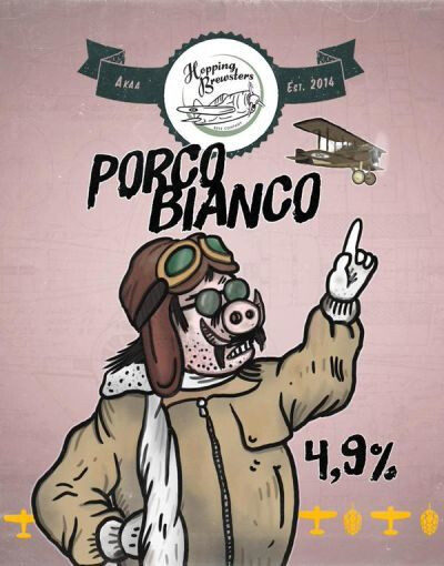 Hopping Brewsters Porco Bianco