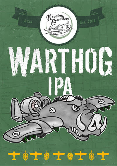 Hopping Brewsters Warthog IPA