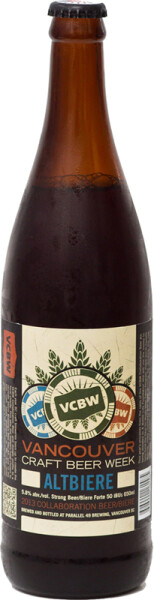 Parallel 49 Brewing Company VCBW 2013 Altbiere Collaboration
