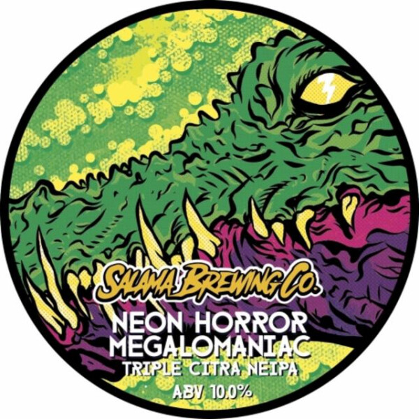 Salama Brewing Co. Neon Horror Megalomaniac