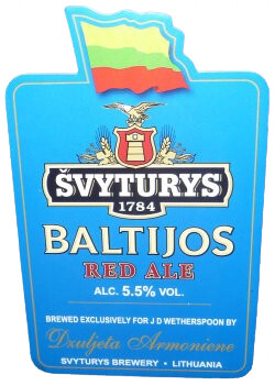J D Wetherspoon Baltijos Red Ale