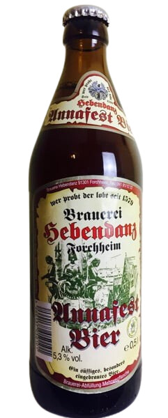 Brauerei Hebendanz Annafestbier
