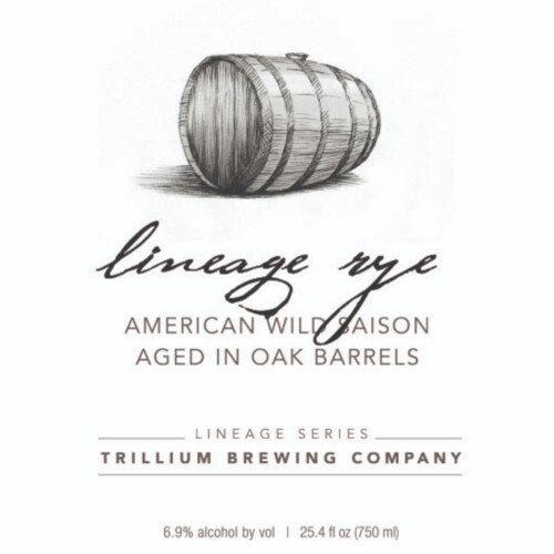 Trillium Brewing Company Lineage Rye