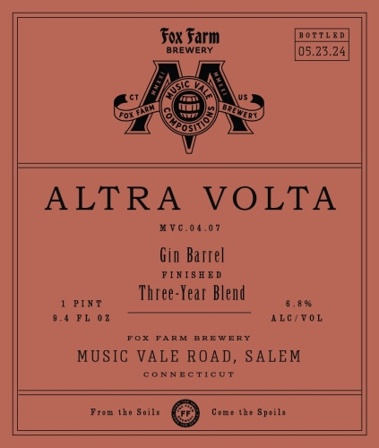 Fox Farm Brewery Altra Volta - Gin
