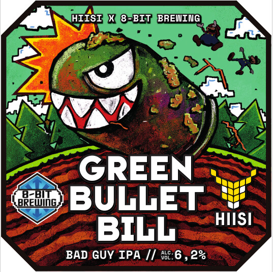 8-Bit Brewing (Finland) Green Bullet Bill