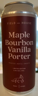 Field House Brewing Maple Bourbon Vanilla Porter