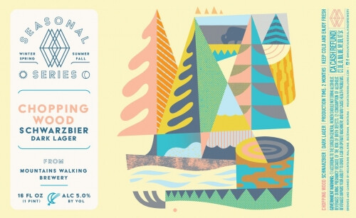 Mountains Walking Brewery Chopping Wood: Schwarzbier