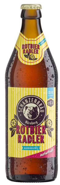Schanzenbräu Rotbier Radler Alkoholfrei