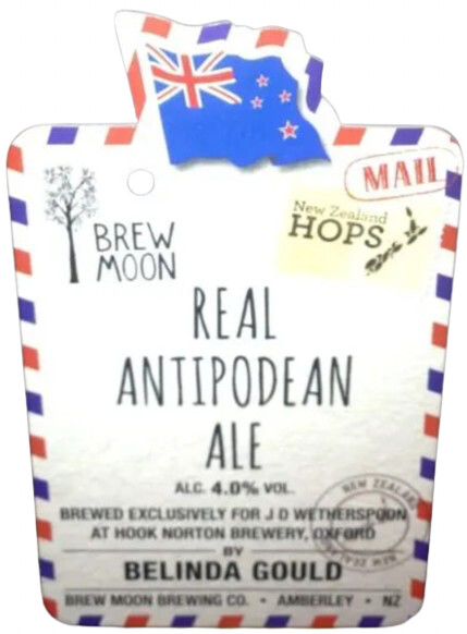 J D Wetherspoon Real Antipodean Ale