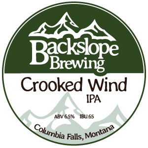 Backslope Brewing Crooked Wind IPA