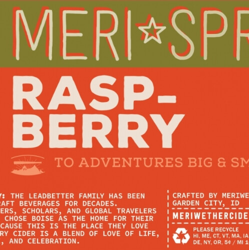 Meriwether Cider Company Meri Spritzer - Raspberry
