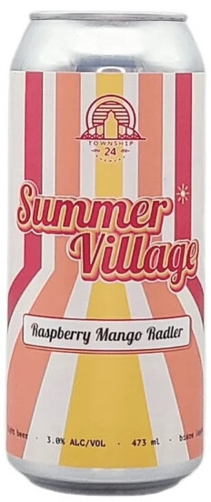Township 24 Brewery Summer Village Raspberry Mango Radler