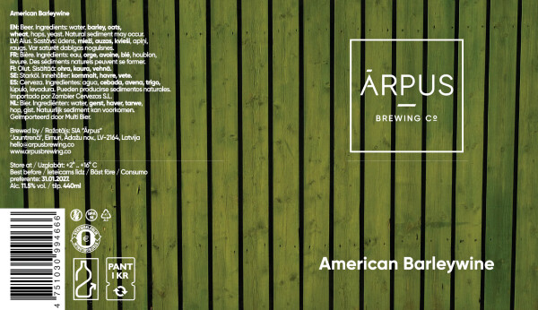 Ārpus Brewing Co. American Barleywine