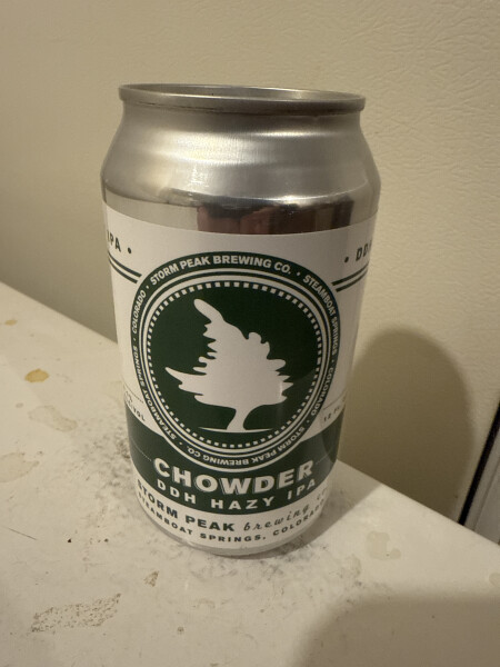 Storm Peak Brewing Company Chowder DDH Hazy IPA
