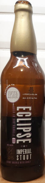 FiftyFifty Brewing Company Imperial Eclipse Stout - Brewmaster's Grand Cru Blend 2015