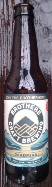 Feel the Rain Brothers Brew Co. The Admiral IPA