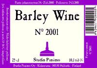 Stadin Panimo Barley Wine 2001