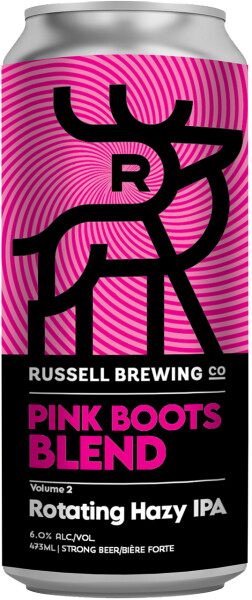 Russell Brewing Company Pink Boots Hazy Pale Ale