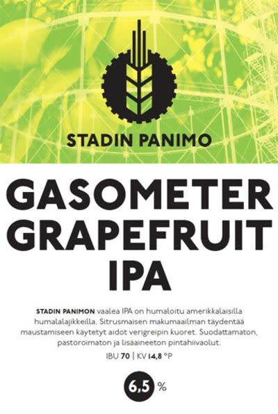 Stadin Panimo Gasometer Grapefruit IPA