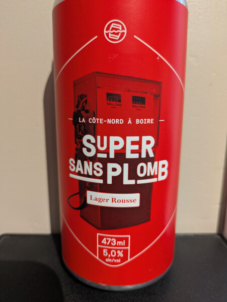 Microbrasserie St-Pancrace Super Sans Plomb