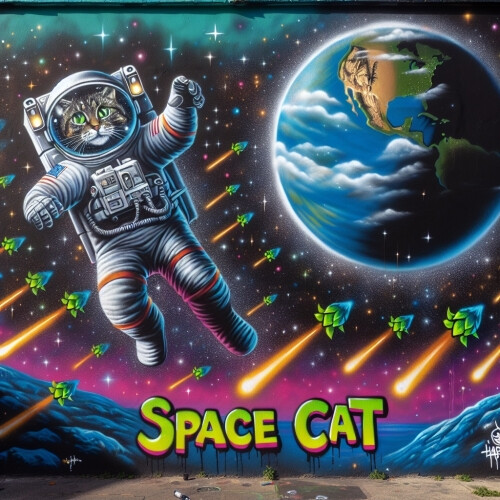 DankHouse Brewing Company Space Cat