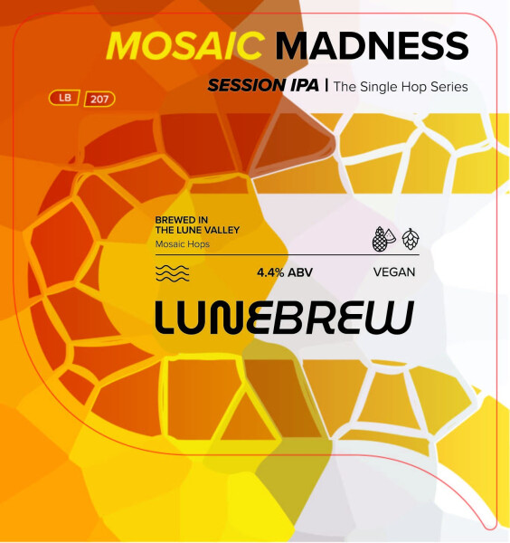 Lune Brew Co. LB207 Session IPA - Mosaic Madness