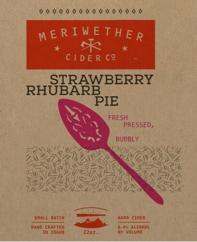 Meriwether Cider Company Strawberry Rhubarb Pie