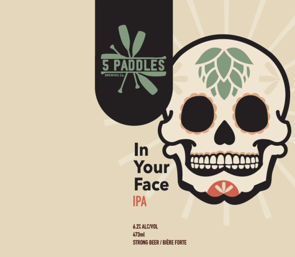 5 Paddles Brewing Company In Your Face IPA
