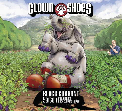 Clown Shoes Black Currant Saison