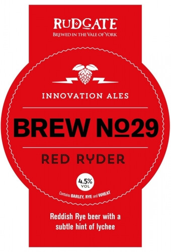 Rudgate Brewery Brew No. 29 - Red Ryder