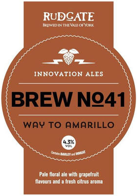 Rudgate Brewery Brew No. 41 - Way To Amarillo