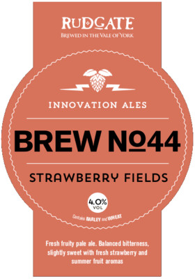 Rudgate Brewery Brew No. 44 - Strawberry Fields