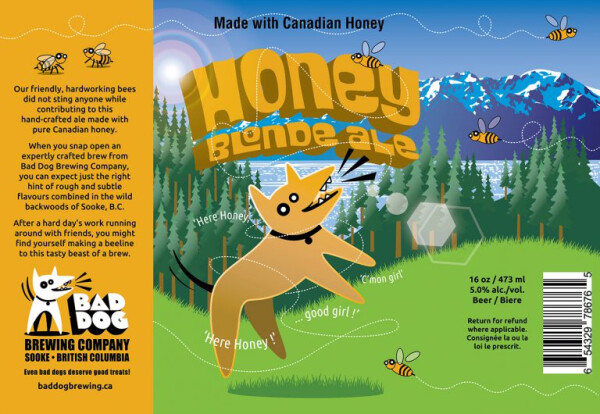 Bad Dog Brewing Honey Blonde Ale