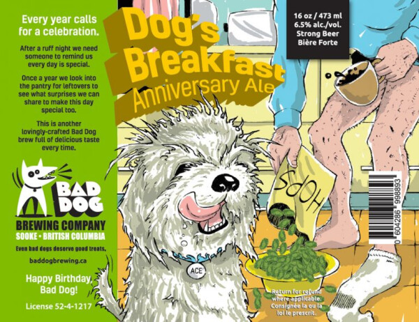 Bad Dog Brewing Dog's Breakfast Anniversary