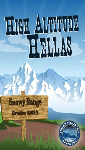 Snowy Mountain Brewery High Altitude Helles Lager