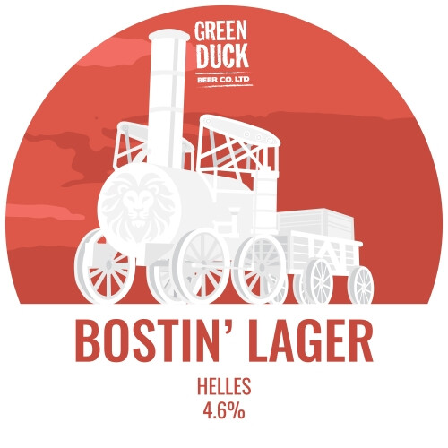Green Duck Beer Co. Bostin' Lager