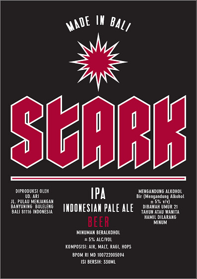 Stark Craft Beer Brewery IPA (Indonesian Pale Ale)
