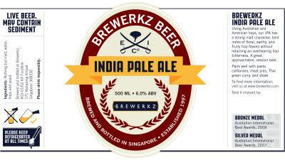 Brewerkz India Pale Ale (1997-2018)
