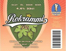 Saimaa Brewing Company Rokrammi pils III