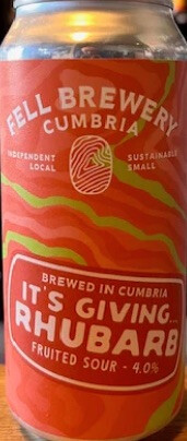 Fell Brewery It's Giving... Rhubarb